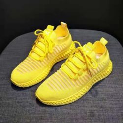 JSS71049-yellow Sepatu Sneakers Wanita Cantik Import