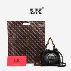 JTF080-black Tas Handbag LK Kartu Sertifikat + Paper Bag Wanita Cantik