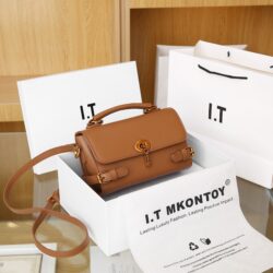 JTF10781-brown Tas Handbag Selempang Wanita Cantik Import Terbaru